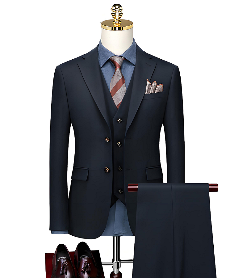 商務西服定做純羊毛婚禮西裝套裝 商務西服定做純羊毛婚禮西裝套裝