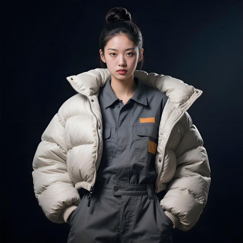 女士泡芙羽絨服定制企業工服 女士泡芙羽絨服定制企業工服